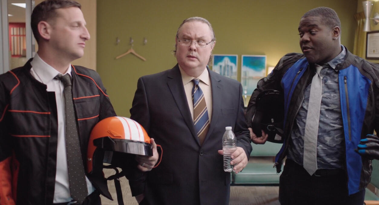 scOtt summitt with Tim Robinson & Sam Richardson. Detroiters (Comedy Central).